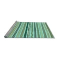 thumbnail image 2 of Ahgly Company Machine Washable Indoor Rectangle Abstract Light Blue Modern Area Rugs, 2' x 4', 2 of 4