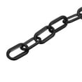 thumbnail image 4 of Uxcell 0.2" Diameter 39Ft Length Plastic Chain Barrier, Safety Link Chain Stanchion for Crowd Control, Black, 4 of 6
