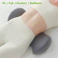 thumbnail image 3 of Almohada Lumbar Para Dormir, Almohada De Cintura De Espuma Viscoelástica Con Soporte De Funda De Almohada De Malla Para Dormir, 3 of 7