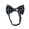 thumbnail image 2 of ROMARIO MANZINI White Flower on Navy PRINTED DESIGN Pre-Tied Bow Tie, 2 of 2