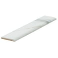 thumbnail image 2 of The Tile Life Chronos 2 in x 10 in White/ Gold Glossy Ceramic Bullnose Tile, 2 of 3