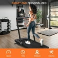 thumbnail image 4 of EuKer Foldable Treadmill, 2.75HP Walking Pad with Incline and Handle for Home or Office, Black, 4 of 8