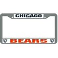 thumbnail image 1 of Chicago Bears License Plate Frame Chrome, 1 of 1