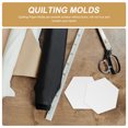 thumbnail image 4 of SHISUYAN 100pcs Paper Quilting Molds Paper Patchwork Template Paper Piercing Mold Quilting Paper Templates, 4 of 8