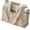 Beige, variant on Spacious and Trendy Canvas Tote Bag Lunch Bags Laptop Handbag for Work Travel and Everyday Use