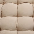 thumbnail image 6 of S-HOME Modern High-Density Thick Cushion Rocking Chair, Steel Frame , for Bedrooms and Reading Rooms, Beige, 6 of 13
