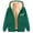 Green, variant on Womens Heavyweight Lined Hooded Open Front Jacket for and Winter Warm Outwear Coats with Pockets,4XL