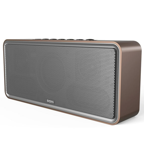 Altavoz Bluetooth DOSS SoundBox XL 32W con subwoofer dorado