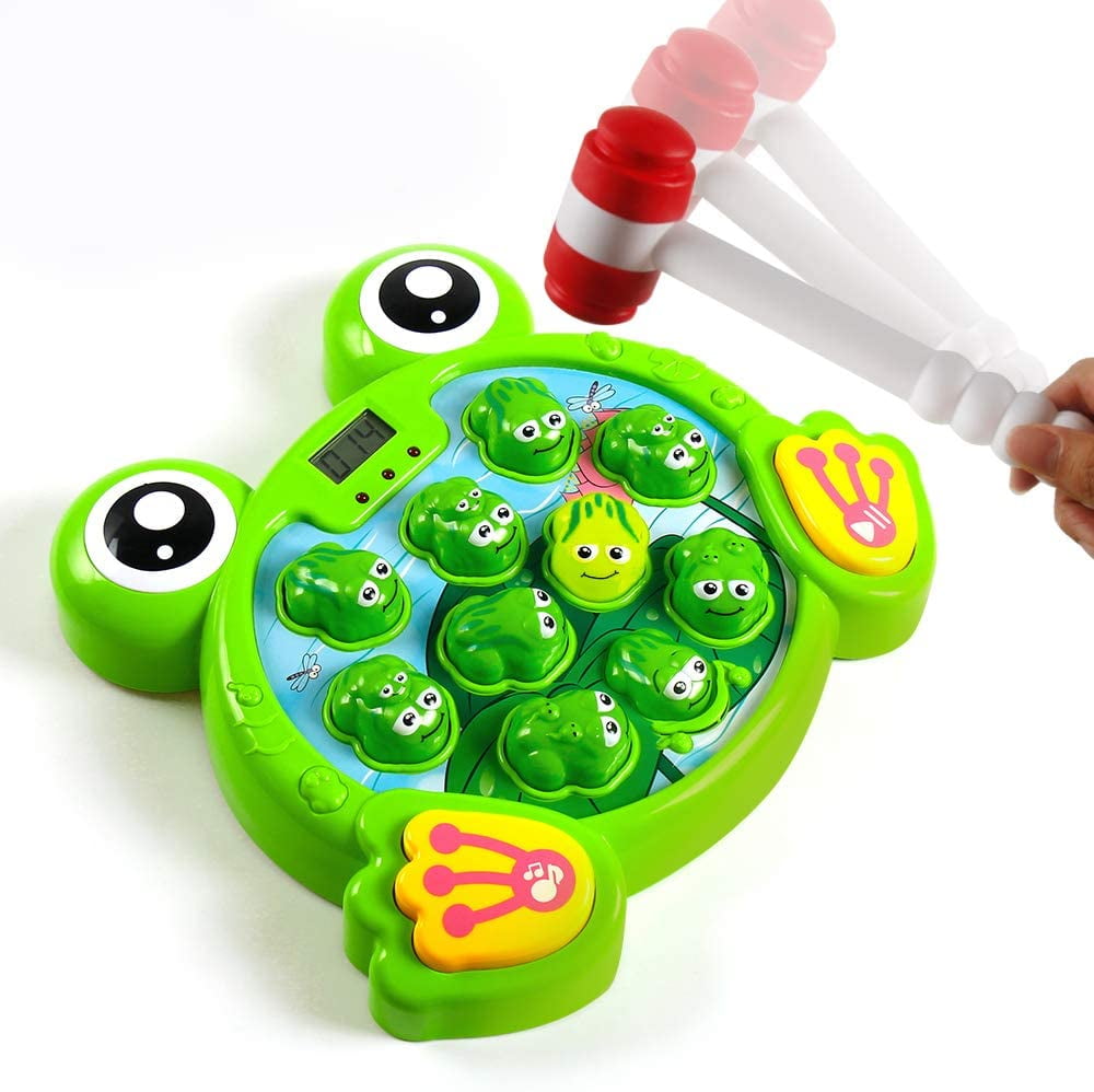 Download Whack A Frog Game Interactive Pounding Toy Fun Gift Idea For Age 2 3 4 5 6 7 8 Year Old Kids Walmart Com Walmart Com