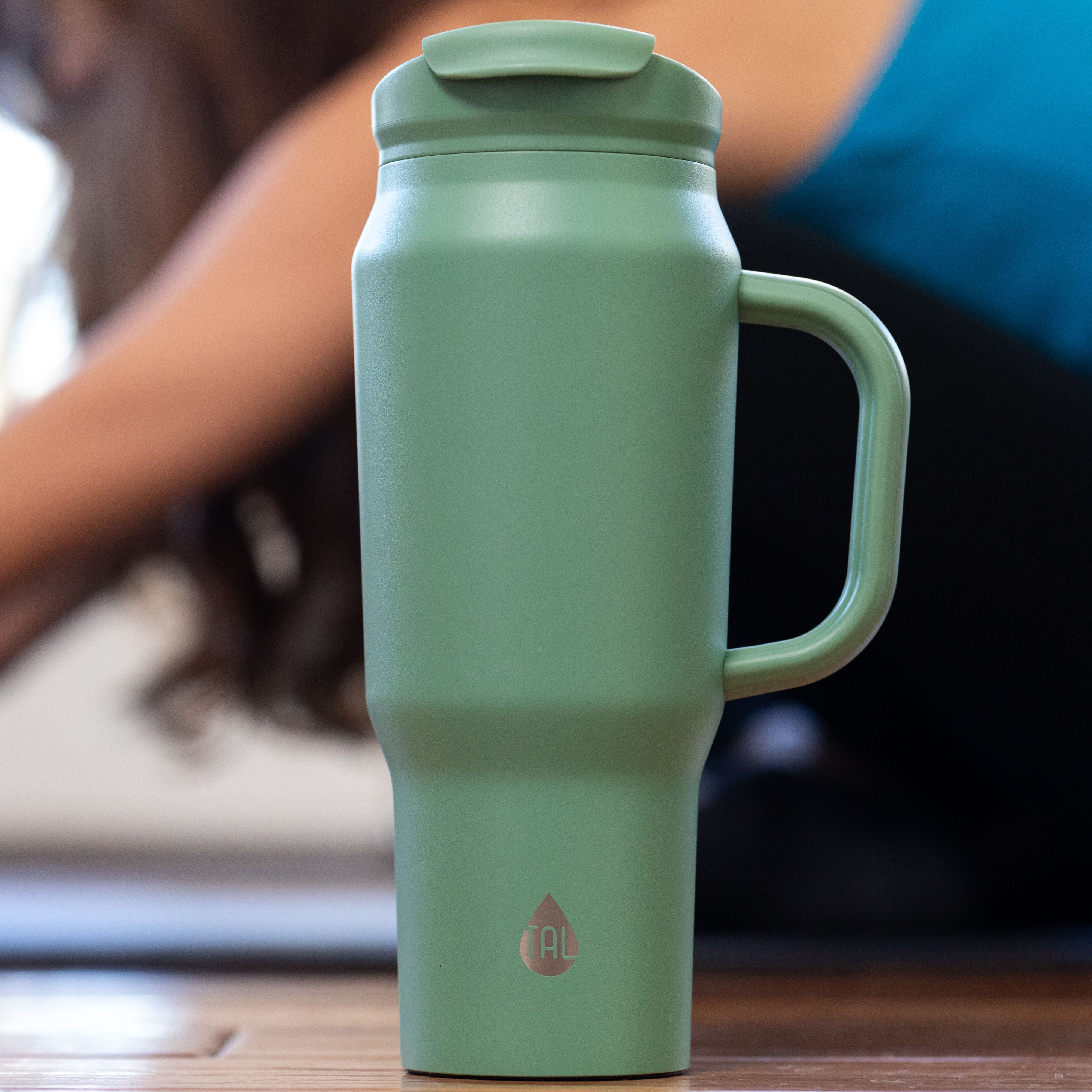 TAL 30oz Stainless Steel Travel Mug with Silicone Straw photo 6
