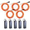thumbnail image 2 of TRAHOO-EL Wire 5 Pack, 9ft Neon Light Wire Noise Reduction with Battery Pack (9ft-Orange), 2 of 4