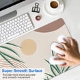 thumbnail image 4 of Long Mouse Pads for Desk,Green Boho Geometric and Plant Pattern Desk Mats on Top Of Desks, Desk Mouse Pad Extra Large with 3mm Non-Slip Base and Stitched Edge for Gaming,Office,Work,Home 35.4"x15.7", 4 of 6