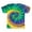 Mardi Gras, variant on Tie-Dye Adult 5.4 Oz., 100% Cotton Tie-Dyed T-Shirt