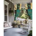 thumbnail image 4 of nqOlkjepod Outdoor Curtains for Patio Waterproof, Vintage Butterfly Outdoor Privacy Panels Grommet, Watercolor Retro Summer Butterflies Blackout Outside Curtains for Porch/Cabana 54"x95", 2 Panels, 4 of 8