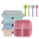 thumbnail image 1 of Caja Bento de 3 compartimentos para niños Lunchables | Envase reutilizable para snacks para colegio, viajes y preparación de comidas | Aptos para microondas y lavavajillas, 1 of 2