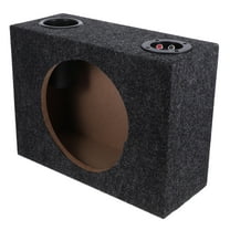 OUNONA Subwoofer Enclosure Enhances Sound Performance Wood Black 1Set