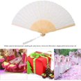 thumbnail image 4 of Flor de encaje Abanico plegable Abanico hecho a mano japonés Abanico de mano Ventilador de encaje para decoración Accesorios de rendimiento de baile XianweiShao  8390615119238, 4 of 5
