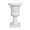 B, variant on KGJQ Flower Urn Planter, Plastic Plant Pot White Small Flower Urn, Elegant Retro Flowerpot for Indoor Table Decor