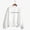 White, variant on Womens Loose Solid Color Sweatshirt Printed Round Neck Oversize Long Sleeve Pullover For Women Alt Oversized Sweatshirt Ladies Zip up Sweatshirt No Hood Hooded Zippe Sweatshirt Boys Sweatshirt Size 14