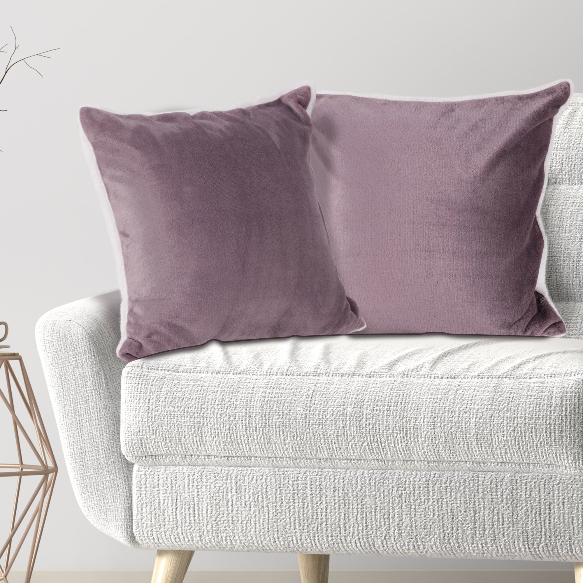 GlamVie Home Fleece/Sherpa Pillow Case