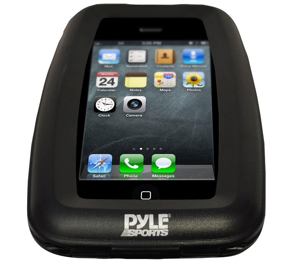PYLE-SPORT PWSIC20 - Universal Waterproof Sport Case for iPhone, Android & Other Portable Devices with IPX-7 Standard Protection (Black)