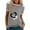 Gray, variant on TSADFHJI Peplum Tops for Women Dressy Women's Casual Round Neck Short Sleeve T Shirt with Heart Print M White