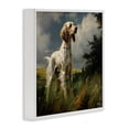 thumbnail image 4 of Stupell Industries Windswept Country Dog Landscape Painting White Framed Art Print Wall Art, 17 x 17, 4 of 10