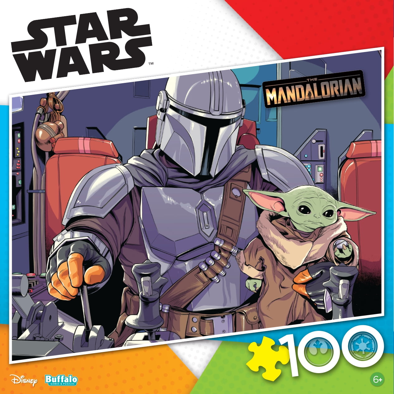 500 Piece for sale online Buffalo Games 3368 Star Wars The Mandalorian Baby Yoda Jigsaw Puzzle 