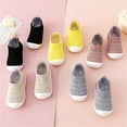 thumbnail image 5 of Mepaouo Baby Sock Shoes Infant Non-Slip First Walker Breathable Rubber Sole Crib Sneakers for Toddler, 5 of 6