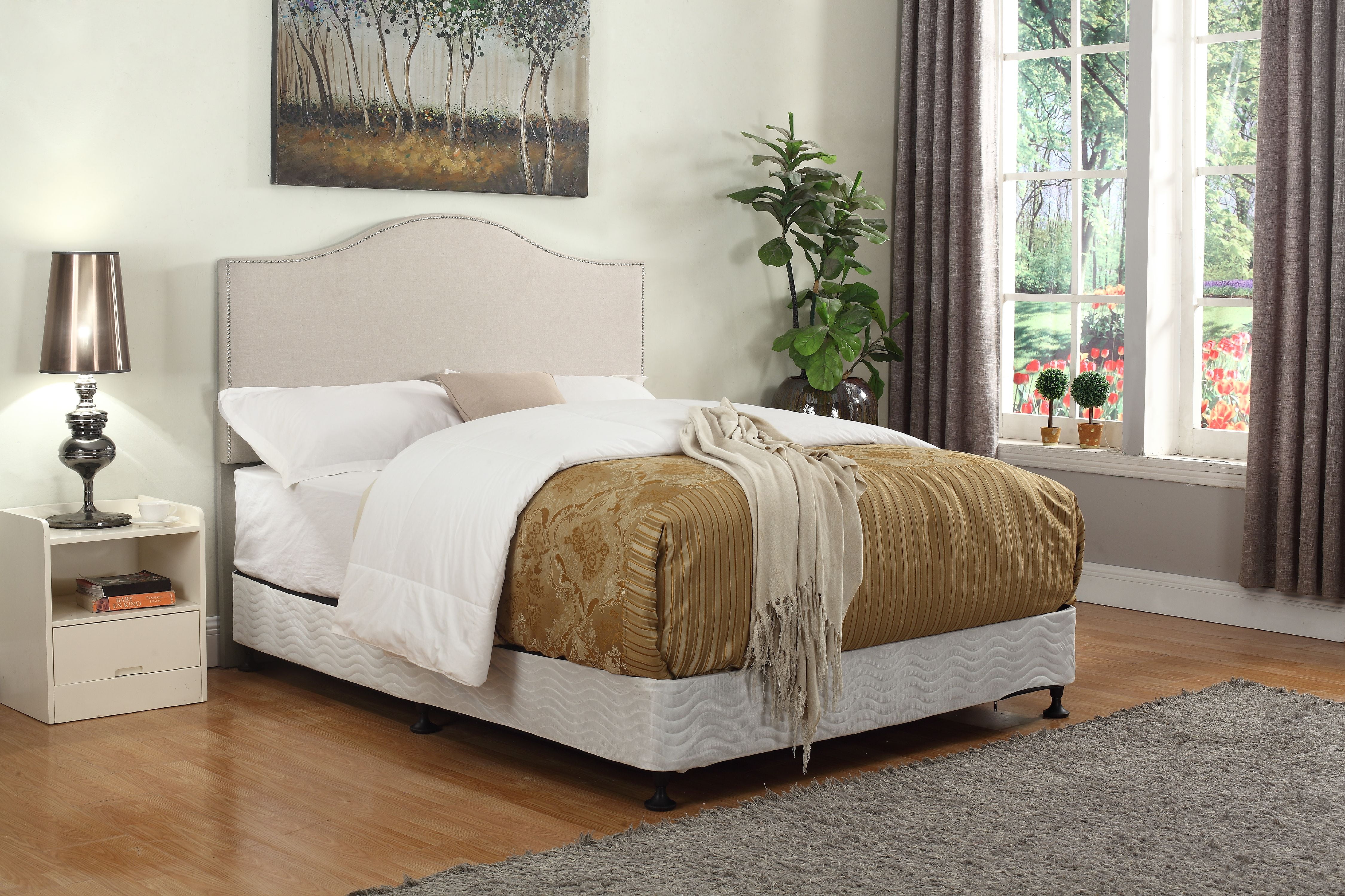 Mudge Upholstered Panel Headboard