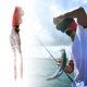 thumbnail image 2 of Señuelo de pesca Zulema cebo de calamar de agua dulce y salada 15cm de longitud Rojo Señuelos de calamar, 2 of 8