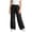 Black, variant on Wide Leg Cargo Pants for Girls Summer Fall Lightweight Casual Loose Elastic Waist Trousers with Pocket 5-16 Years