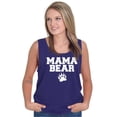 thumbnail image 3 of Mama Bear Paw Print Cute Mothers Day Tank Top Tee Shirt Women Brisco Brands S, 3 of 6