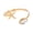 04 Golden 0387, variant on Yammee Unique Geometric Starfish Arm Cuff Bracelet Adjustable Opening Punk Style Iron Jewelry For Women