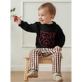 thumbnail image 4 of BemeyourBBs Girls Knit Sweaters Long Sleeve Bulldog/Elephant Embroidery Knitwear, 4 of 9