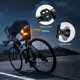 thumbnail image 5 of Luz trasera de bicicleta con señales de giro, control remoto inalámbrico, impermeable, recargable por USB, ultrabrillante, luz de advertencia de seguridad para uso nocturno., 5 of 5