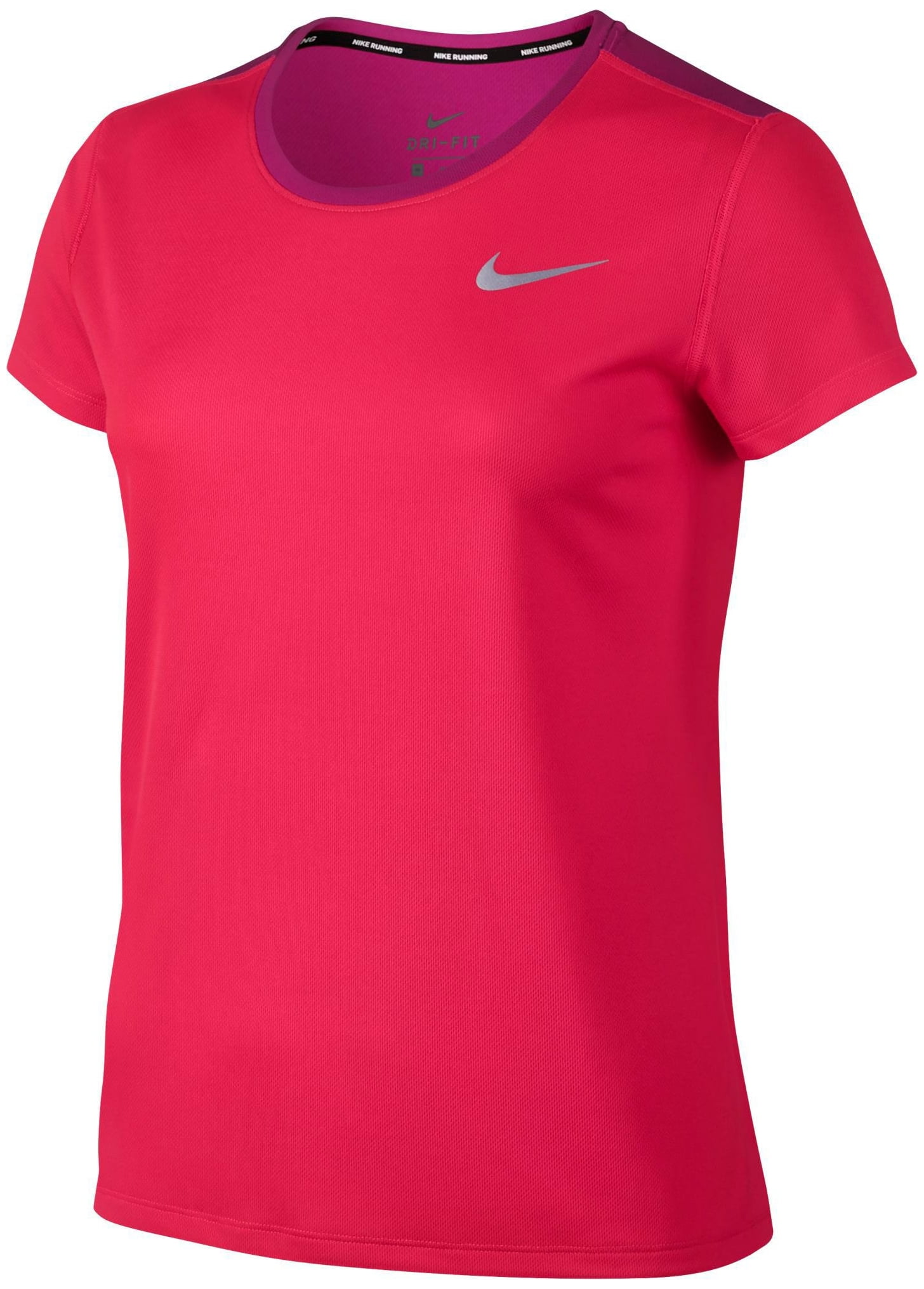 Nike Women's Breathe Rapid Running T-Shirt - Racer Pink - Size M ...