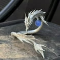 thumbnail image 5 of Vintage Dragon Bangle Adjustable Open Bracelet Chinese Style Unisex Cuff Jewelry Lucky Cultural Accessory, 5 of 6