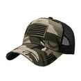 thumbnail image 4 of Outdoor Sport Hat Cotton Washed National Flag Embroidered for Sunshade, 4 of 5