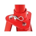 thumbnail image 6 of Kojem 2 Ton Under Hoist Tripod Stand for Garages Repair Shops Adjustable Height High Lift Jack Stand 55-5/8" - 79-1/2" Hoist Jack Stand Red Powder Coated Heavy Duty Steel, 6 of 12