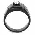 thumbnail image 3 of Anillo Solitario Color Negro Para Hombre de Acero Inoxidable, 3 of 6