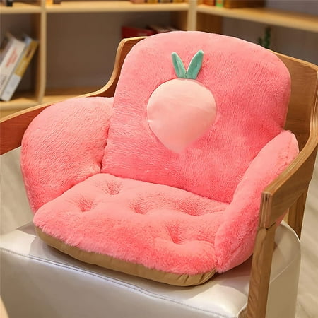 

XMXHMWHC Comfy Chair Cushion Plush Strawberry Cushion Lazy Sofa Seat Cushions Cozy Fruit Floor Cushion Seat Pillow Gift for Girl (Peach)