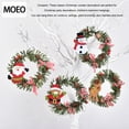 thumbnail image 3 of Injueey Christmas Wreath Tree Atmospheres Holiday Xmas Decoration Decor Photography Window Garland Fake Ornament Wall DIY Plants Type5 NO5, 3 of 6