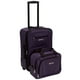 thumbnail image 1 of Rockland Fashion Expandable Softside Upright Luggage Set, Purple, 2-Piece (14/19), 1 of 1