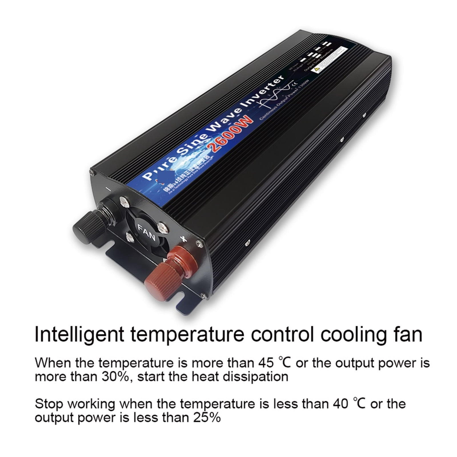 Pure Sine Wave Inverter 12V 24V 110 220 1000w 2000w 2600w Inversor 12V 48V To 220 Power Solar Inverter Converter LED Display ,Safety