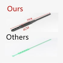 Yassdwbn 4Pcs Winter Tire Anti-skid Snow Chain Black For Motorcycle Bike Non-slip Chains