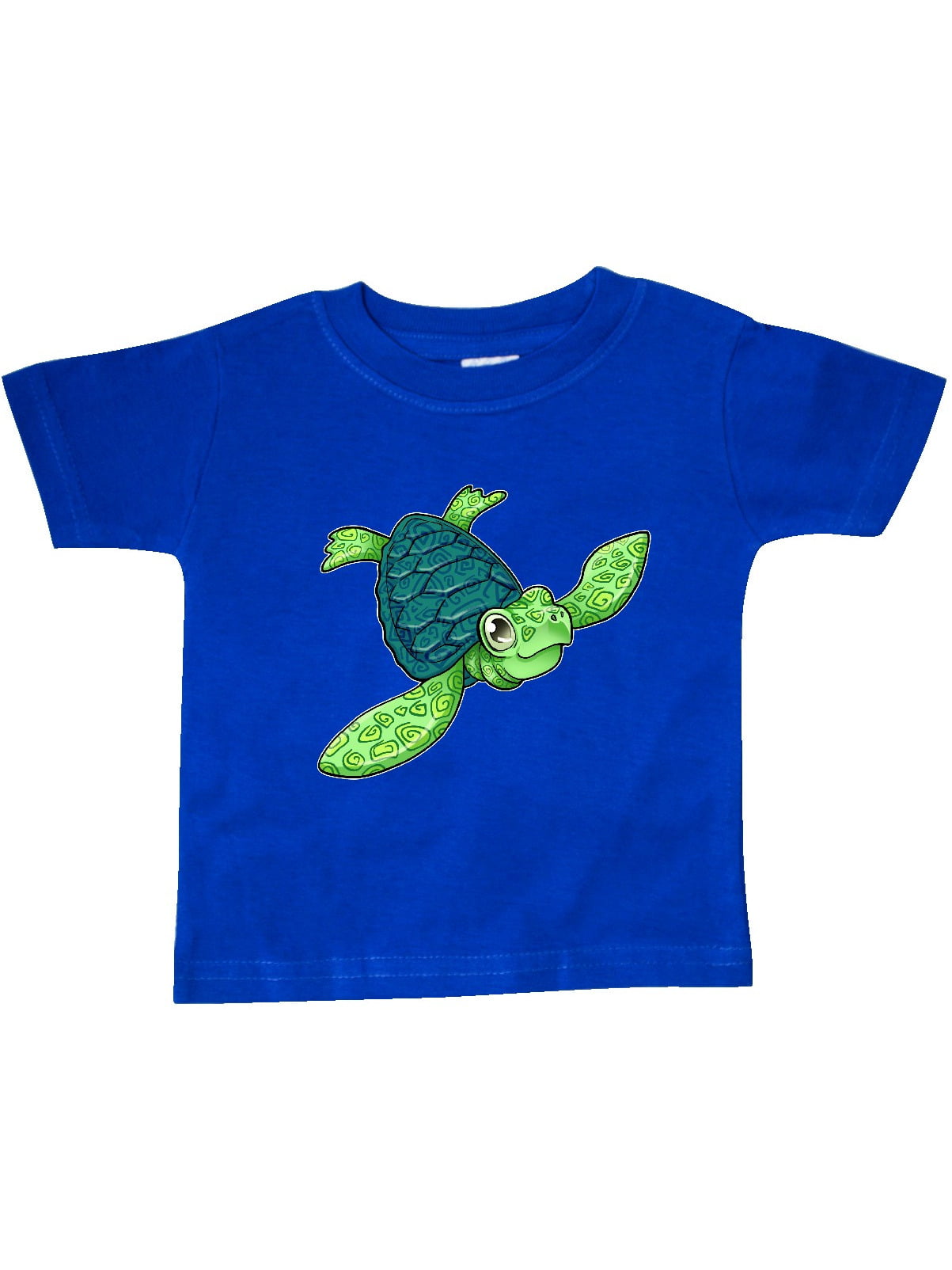Sea Turtle with swirls Baby T-Shirt - Walmart.com - Walmart.com