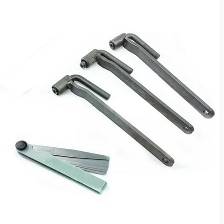 

4pcs Motorcycle Engine Valve Screw Adjustment Tool Wrench 8/9/10mm w/Gauge USA