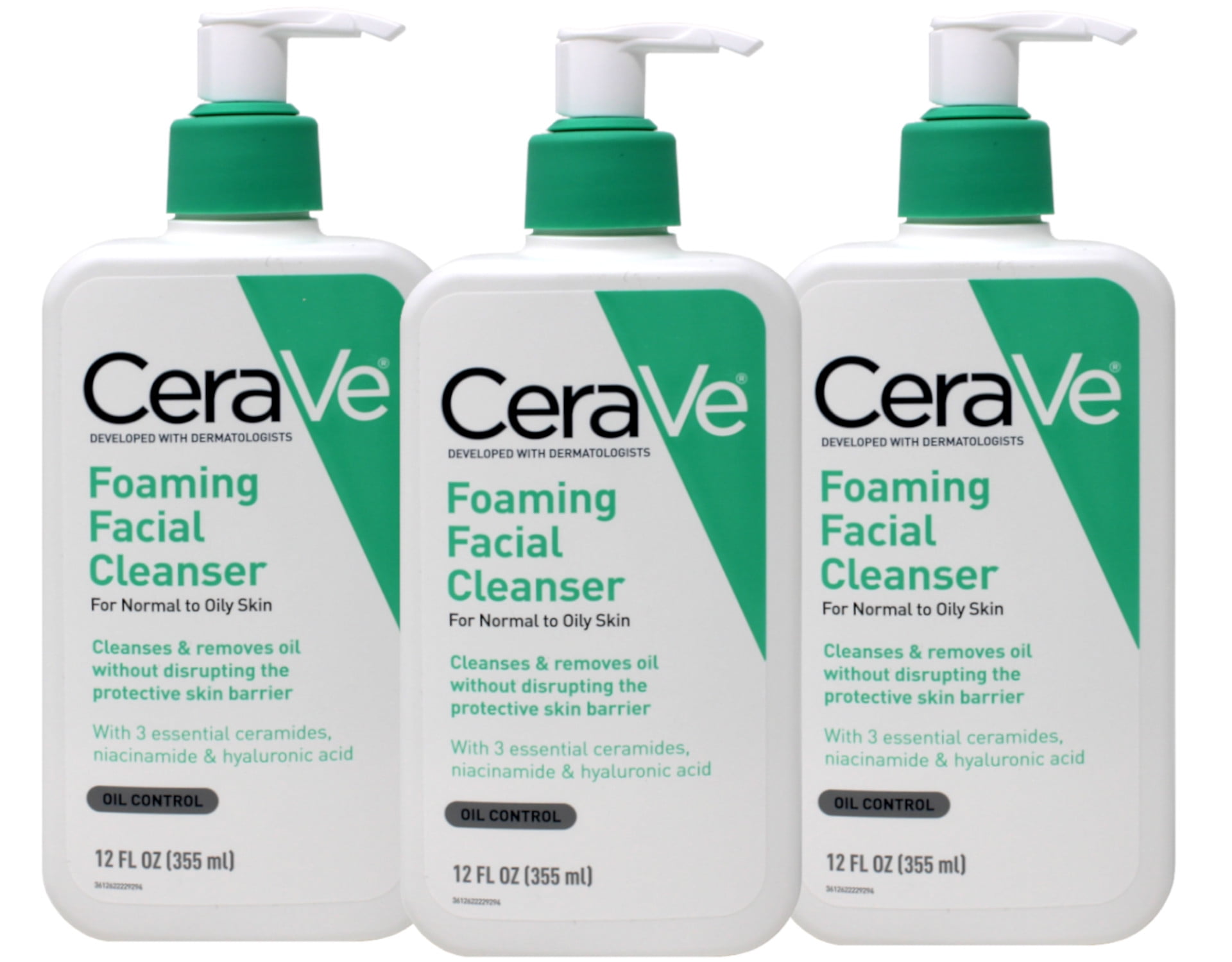 CeraVe Foaming Facial Cleanser 12 Oz Pack Of 3 Walmart En L nea CeraVe Foaming Facial Cleanser 12 Oz Pack Of 3 Walmart En L nea
