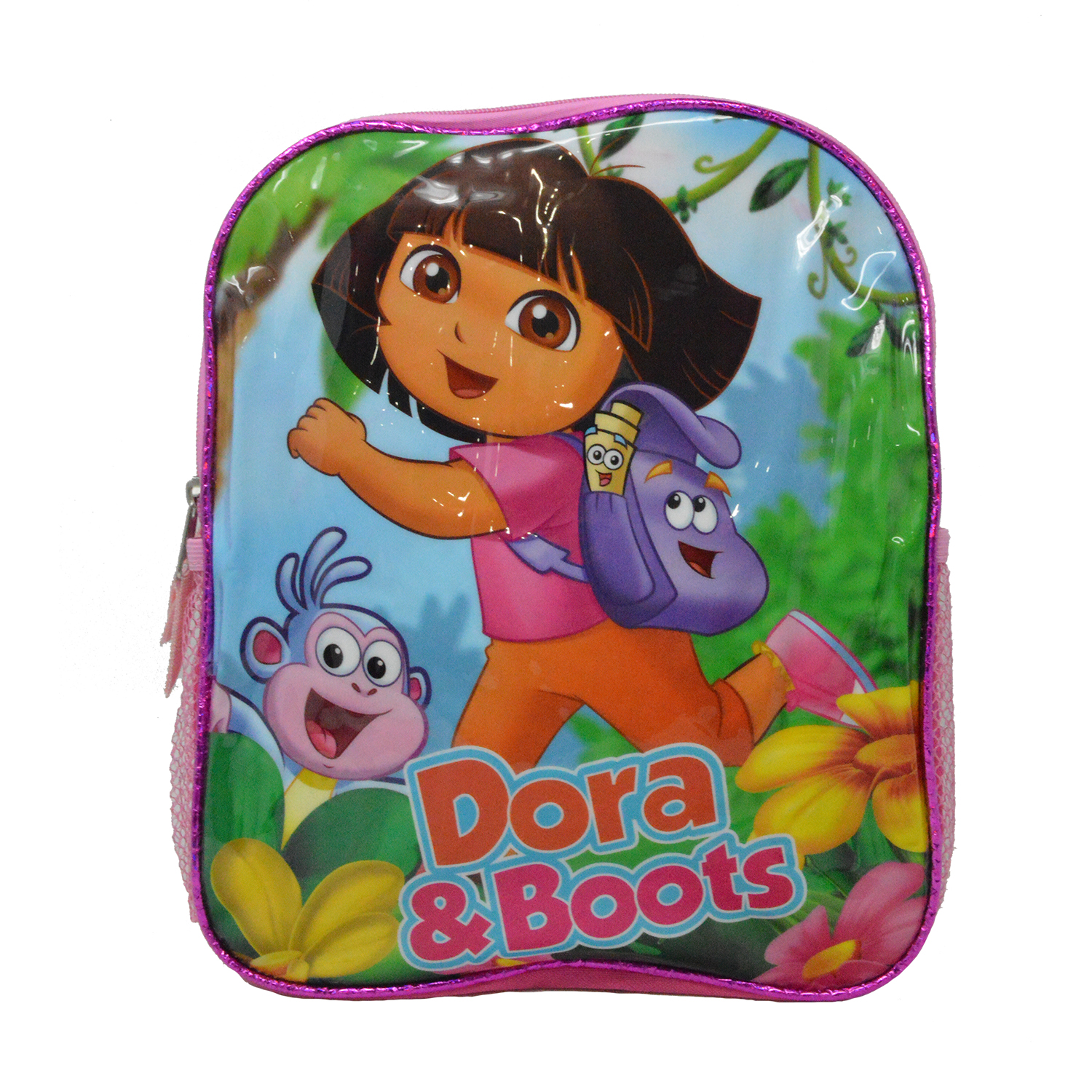 dora the explorer and boots back to school 12-inch student back